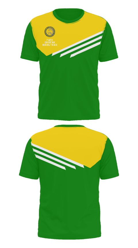 Short Sleeve Performance Shirt, Faith Christian School Track, Track & Field, Teamtime, Team time, sublimation, custom sports apparel, team uniforms, spirit wear, spiritwear, sports uniforms, custom shirts, team store, custom team store, fundraiser sports, apparel fundraiser