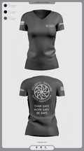 undefined Women's Short Sleeve V-neck Shirt - 3