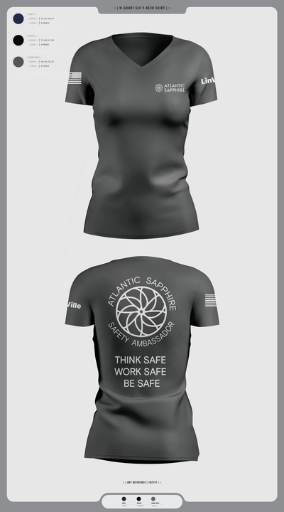 undefined Women's Short Sleeve V-neck Shirt - 3