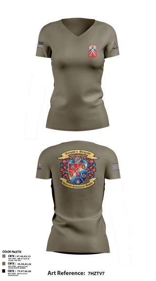Womens Short Sleeve Vneck Shirt, 16th Sustainment Brigade, Army, Teamtime, Team time, sublimation, custom sports apparel, team uniforms, spirit wear, spiritwear, sports uniforms, custom shirts, team store, custom team store, fundraiser sports, apparel fundraiser