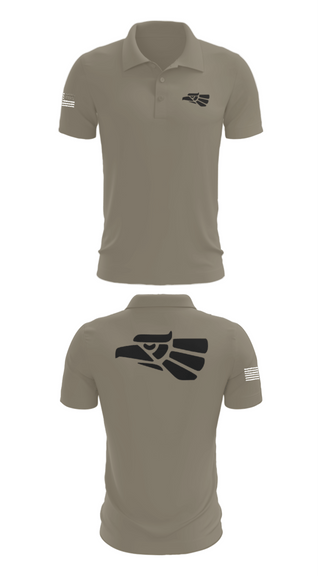 Short Sleeve Performance Polo, 578th A Co, National Guard, Teamtime, Team time, sublimation, custom sports apparel, team uniforms, spirit wear, spiritwear, sports uniforms, custom shirts, team store, custom team store, fundraiser sports, apparel fundraiser