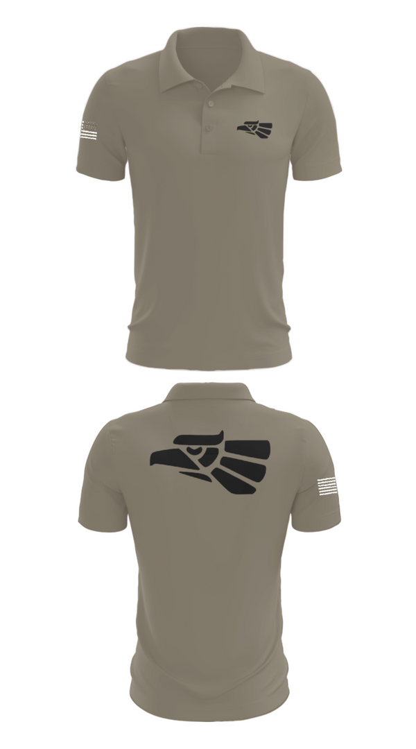 Short Sleeve Performance Polo, 578th A Co, National Guard, Teamtime, Team time, sublimation, custom sports apparel, team uniforms, spirit wear, spiritwear, sports uniforms, custom shirts, team store, custom team store, fundraiser sports, apparel fundraiser