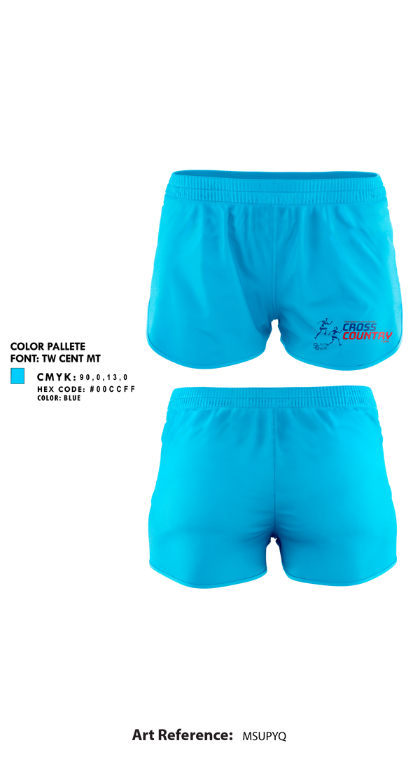 Womens Shorts, San Gabriel Matadors, Cross Country, Teamtime, Team time, sublimation, custom sports apparel, team uniforms, spirit wear, spiritwear, sports uniforms, custom shirts, team store, custom team store, fundraiser sports, apparel fundraiser