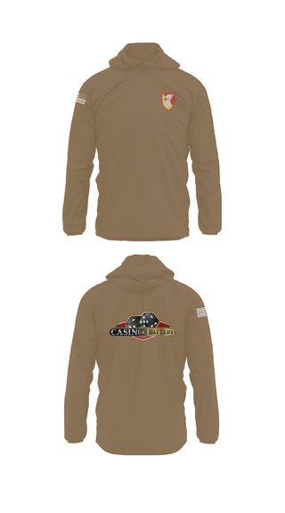 Windbreaker, Charlie Battery, 1st Battalion 1st Air Defense Artillery Regiment, , Teamtime, Team time, sublimation, custom sports apparel, team uniforms, spirit wear, spiritwear, sports uniforms, custom shirts, team store, custom team store, fundraiser sports, apparel fundraiser