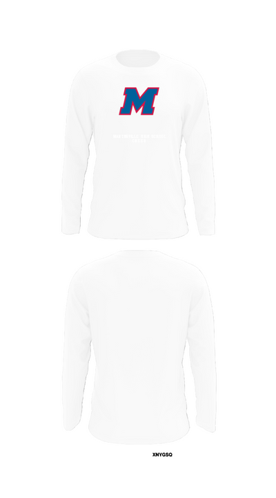 Martinsville High School Cheer 58334733 Long Sleeve Performance Shirt - 8