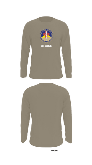 Long Sleeve Performance Shirt, 18 MDSS, Air Force, Teamtime, Team time, sublimation, custom sports apparel, team uniforms, spirit wear, spiritwear, sports uniforms, custom shirts, team store, custom team store, fundraiser sports, apparel fundraiser