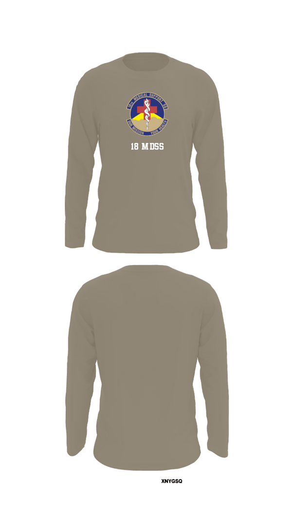 Long Sleeve Performance Shirt, 18 MDSS, Air Force, Teamtime, Team time, sublimation, custom sports apparel, team uniforms, spirit wear, spiritwear, sports uniforms, custom shirts, team store, custom team store, fundraiser sports, apparel fundraiser