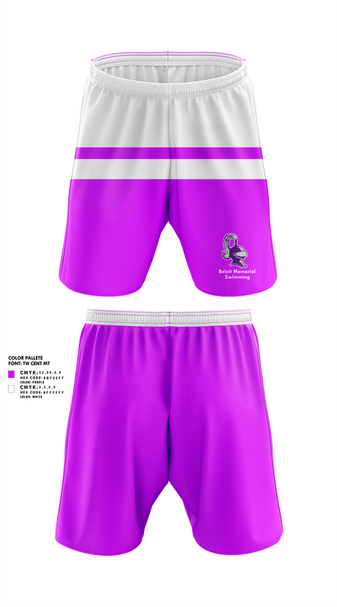 Athletic Shorts With Pockets, Beloit Memorial High School Swimming, Swimming, Teamtime, Team time, sublimation, custom sports apparel, team uniforms, spirit wear, spiritwear, sports uniforms, custom shirts, team store, custom team store, fundraiser sports, apparel fundraiser