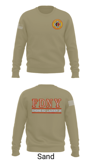 Crew Neck Sweatshirt, LA CASA GRANDE E82 and L31, Fire Department, Teamtime, Team time, sublimation, custom sports apparel, team uniforms, spirit wear, spiritwear, sports uniforms, custom shirts, team store, custom team store, fundraiser sports, apparel fundraiser