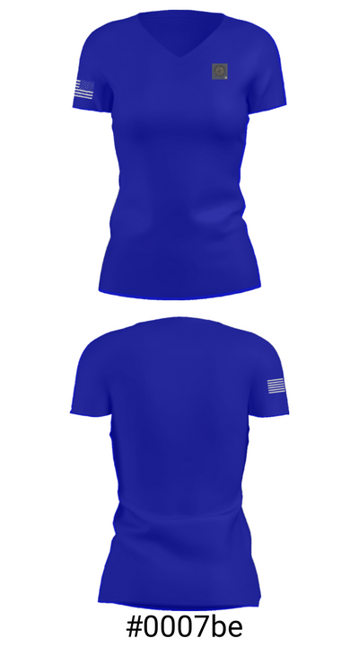 ACB-2 DET-305 ERIE, PA 62007014 Women's Short Sleeve V-neck Shirt - 21