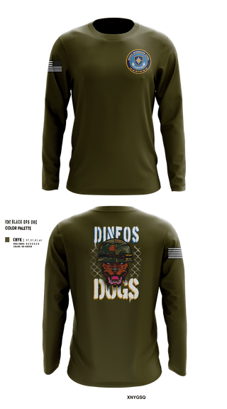 Long Sleeve Performance Shirt, DINFOS, Army, Teamtime, Team time, sublimation, custom sports apparel, team uniforms, spirit wear, spiritwear, sports uniforms, custom shirts, team store, custom team store, fundraiser sports, apparel fundraiser
