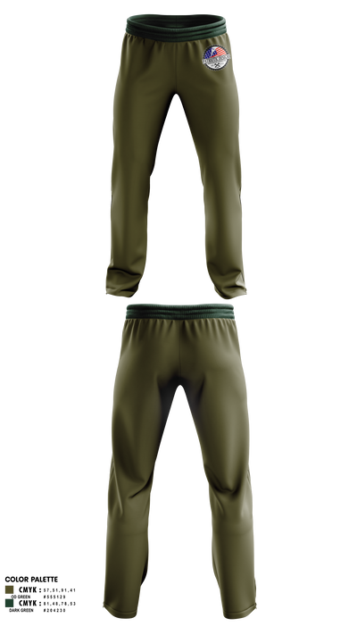 Patriotic Designs & CNC 16336265 Sweatpants - 1