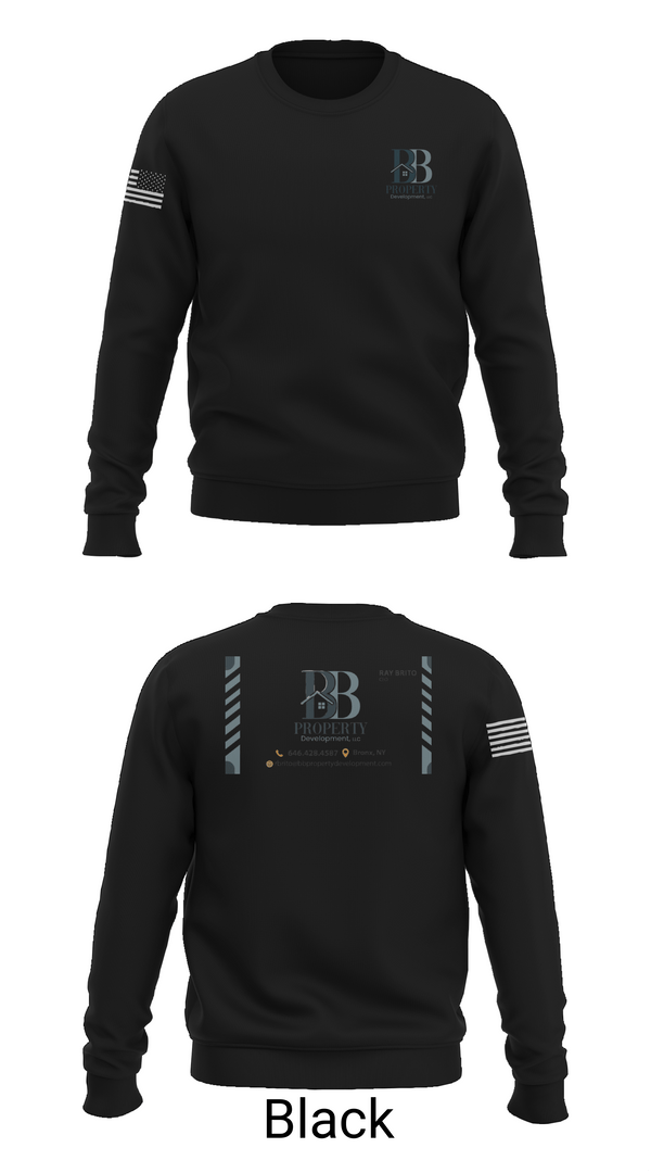 Crew Neck Sweatshirt, BB PROPERTY DEVELOPMENT, , Teamtime, Team time, sublimation, custom sports apparel, team uniforms, spirit wear, spiritwear, sports uniforms, custom shirts, team store, custom team store, fundraiser sports, apparel fundraiser