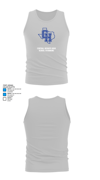 Tank Top, Central Heights High School Swimming, Swimming, Teamtime, Team time, sublimation, custom sports apparel, team uniforms, spirit wear, spiritwear, sports uniforms, custom shirts, team store, custom team store, fundraiser sports, apparel fundraiser