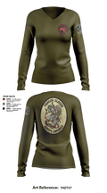Marine Wing Support Squadron 473 1974878 Women's Long Sleeve V-neck Shirt - 5