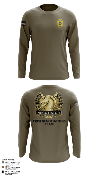 Long Sleeve Performance Shirt, HCSO CNT, Police, Teamtime, Team time, sublimation, custom sports apparel, team uniforms, spirit wear, spiritwear, sports uniforms, custom shirts, team store, custom team store, fundraiser sports, apparel fundraiser