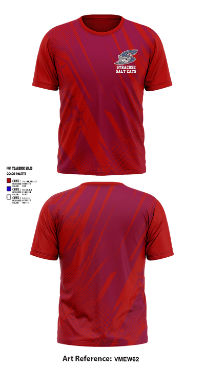 Syracuse Salt Cats Baseball 30386378 Short Sleeve Performance Shirt - 1
