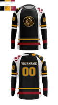 Bowie Hockey Club 60546715 Long Sleeve Performance Shirt - 4