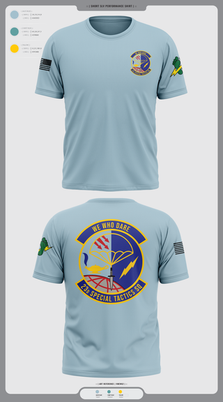Short Sleeve Performance Shirt, 23 STS, Air Force, Teamtime, Team time, sublimation, custom sports apparel, team uniforms, spirit wear, spiritwear, sports uniforms, custom shirts, team store, custom team store, fundraiser sports, apparel fundraiser