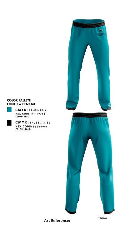 Valley Center High School Golf 97137509 Sweatpants - 1