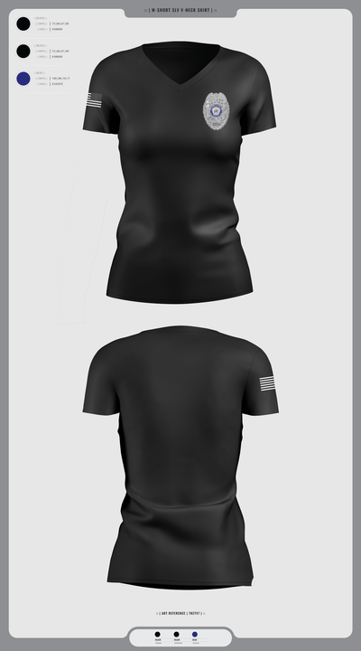 Dexter Pd 60570348 Women's Short Sleeve V-neck Shirt - 1