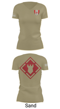 46th Engineer Battalion 60900947 Women's Short Sleeve V-neck Shirt - 88