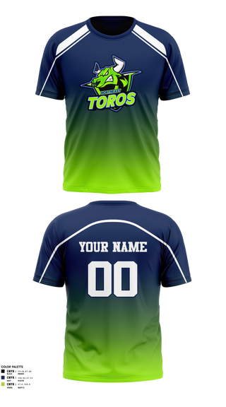 Short Sleeve Performance Shirt, Northeast Toros Football, Football, Teamtime, Team time, sublimation, custom sports apparel, team uniforms, spirit wear, spiritwear, sports uniforms, custom shirts, team store, custom team store, fundraiser sports, apparel fundraiser