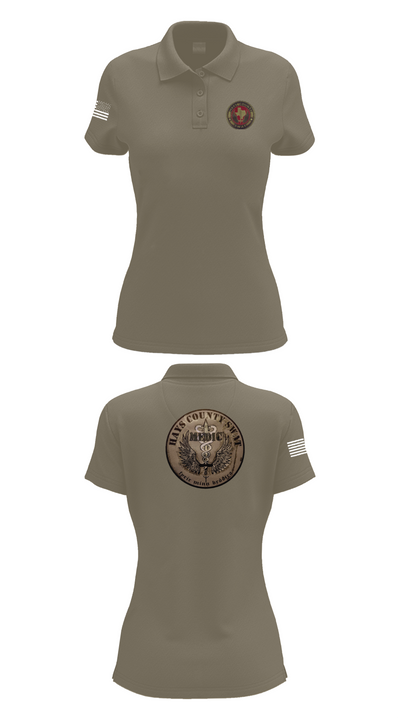 Hays County SWAT 65771365 Women's Short Sleeve Performance Polo  - 71