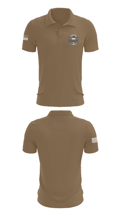 Echo company 2nd battalion 258th infantry regiment 87636352 Short Sleeve Performance Polo - 7