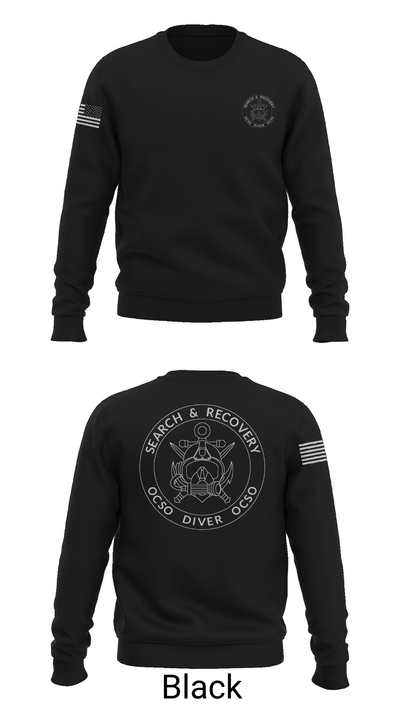 Underwater Search & Recovery Team 25630858 Crew Neck Sweatshirt - 24