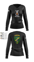Civil Affairs Schoolhouse 5293701 Women's Long Sleeve V-neck Shirt - 6