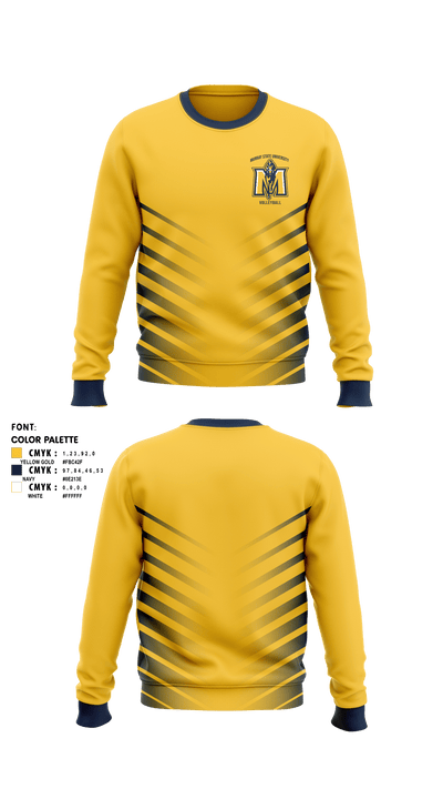Murray State University Volleyball 29565911 Crew Neck Sweatshirt - 1