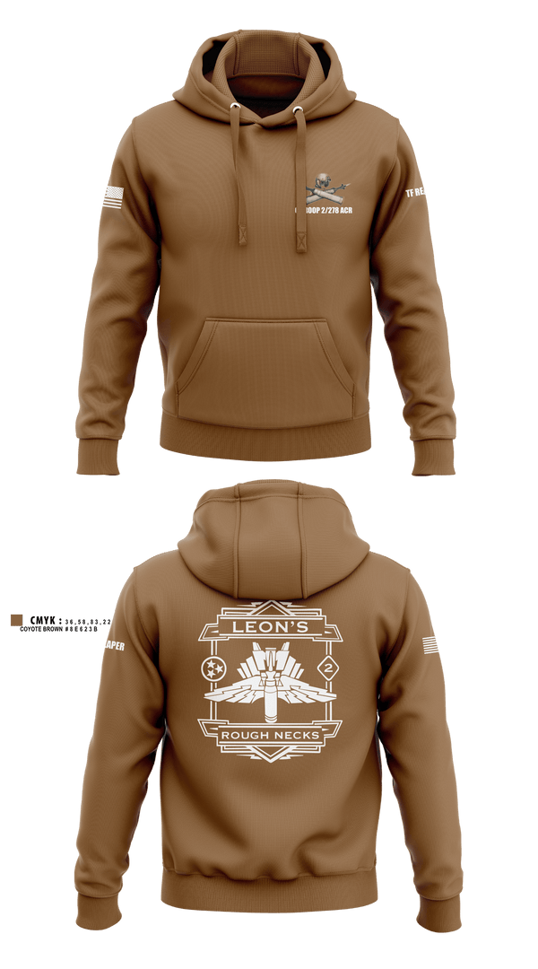 Hoodie, Q TROOP 2/278 ACR, National Guard, Teamtime, Team time, sublimation, custom sports apparel, team uniforms, spirit wear, spiritwear, sports uniforms, custom shirts, team store, custom team store, fundraiser sports, apparel fundraiser