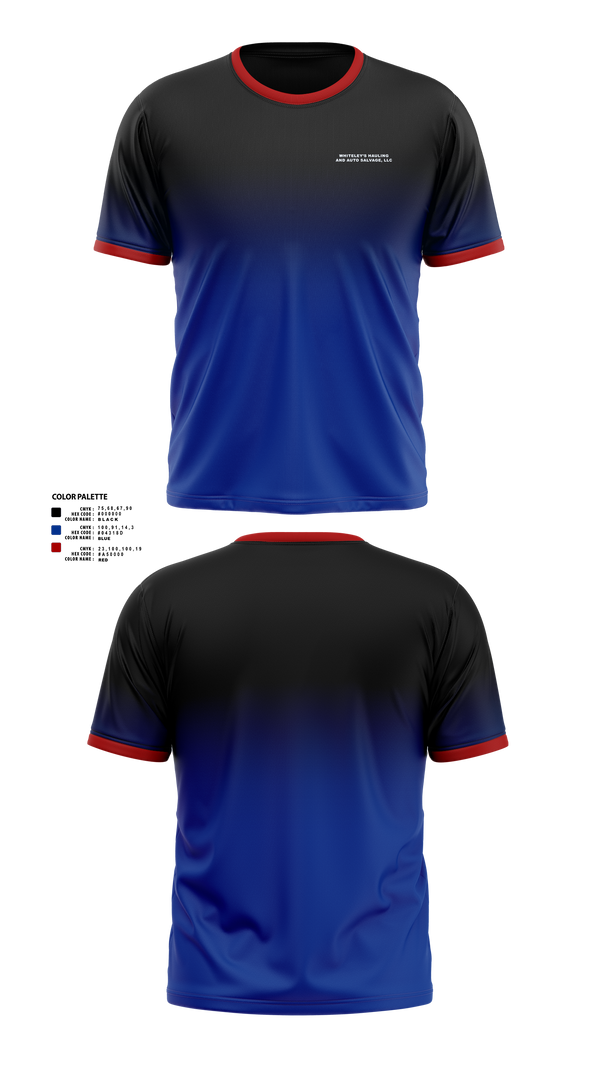 Short Sleeve Performance Shirt, Whiteley’s Hauling And Auto Salvage, , Teamtime, Team time, sublimation, custom sports apparel, team uniforms, spirit wear, spiritwear, sports uniforms, custom shirts, team store, custom team store, fundraiser sports, apparel fundraiser