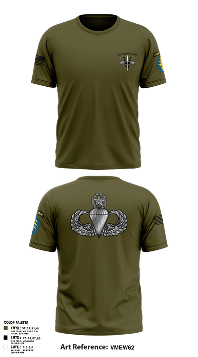 Army Paratroopers Brand 37427971 Old School Cotton Feel Shirt - 1