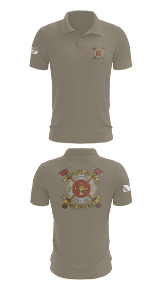 Short Sleeve Performance Polo, Boulder creek fire, , Teamtime, Team time, sublimation, custom sports apparel, team uniforms, spirit wear, spiritwear, sports uniforms, custom shirts, team store, custom team store, fundraiser sports, apparel fundraiser