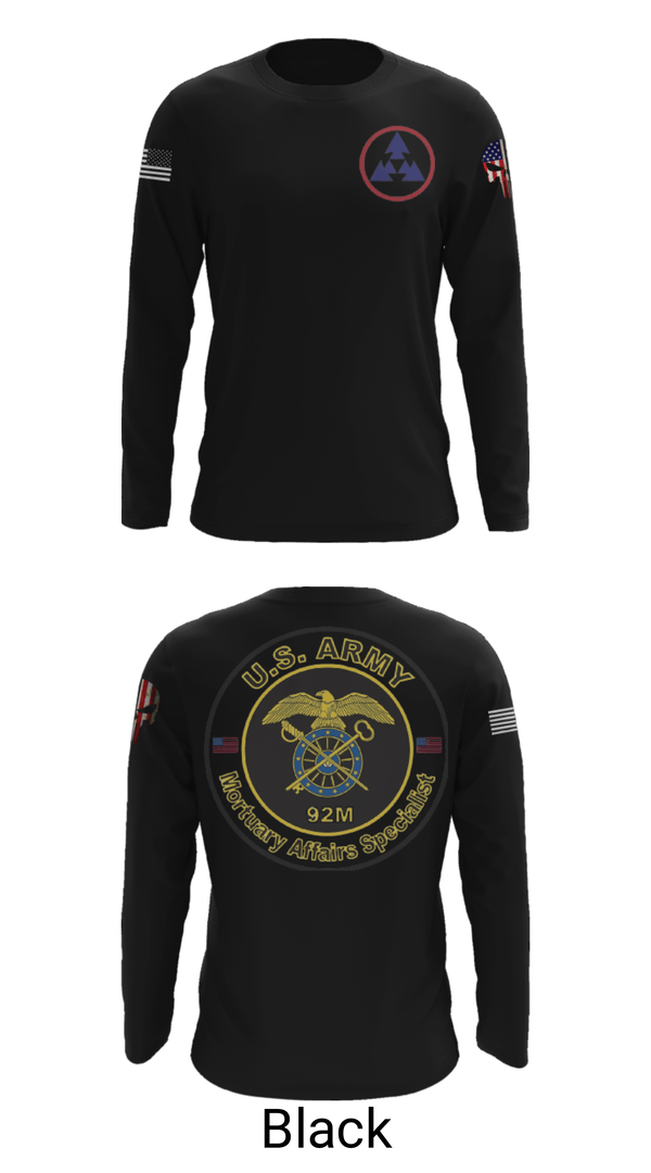 Long Sleeve Performance Shirt, 54th Quartermaster Company, , Teamtime, Team time, sublimation, custom sports apparel, team uniforms, spirit wear, spiritwear, sports uniforms, custom shirts, team store, custom team store, fundraiser sports, apparel fundraiser