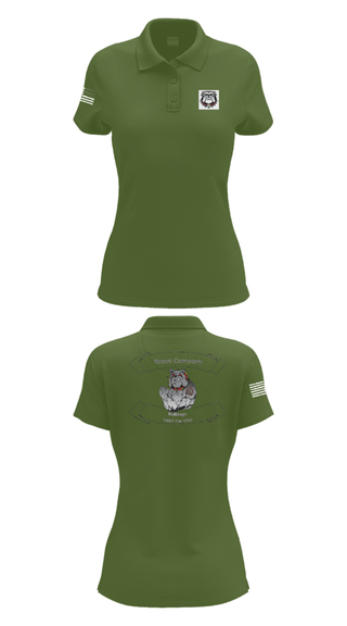 Women's Short Sleeve Performance Polo, 16TH ordnance Bravo Company, , Teamtime, Team time, sublimation, custom sports apparel, team uniforms, spirit wear, spiritwear, sports uniforms, custom shirts, team store, custom team store, fundraiser sports, apparel fundraiser