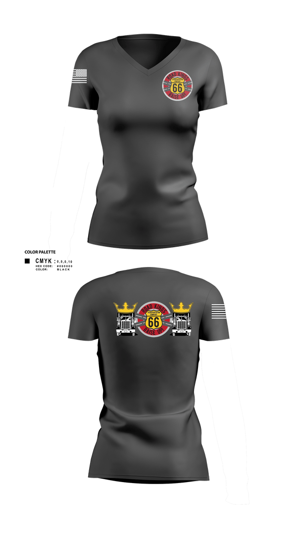 Women's Short Sleeve Vneck Shirt, 66TH TC, Army, Teamtime, Team time, sublimation, custom sports apparel, team uniforms, spirit wear, spiritwear, sports uniforms, custom shirts, team store, custom team store, fundraiser sports, apparel fundraiser