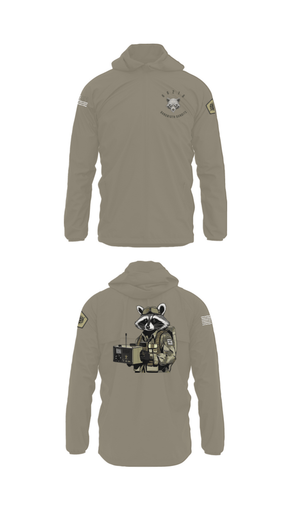 Windbreaker, Node 66216 Bandwidth Bandits, Army, Teamtime, Team time, sublimation, custom sports apparel, team uniforms, spirit wear, spiritwear, sports uniforms, custom shirts, team store, custom team store, fundraiser sports, apparel fundraiser