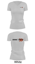Arise N Build 35818845 Women's Short Sleeve V-neck Shirt - 19