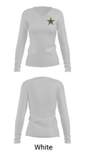 Dominican University Baseball 77133592 Women's Long Sleeve V-neck Shirt - 6
