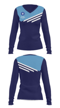 Catoctin High School Tennis 34833379 Women's Long Sleeve V-neck Shirt - 28