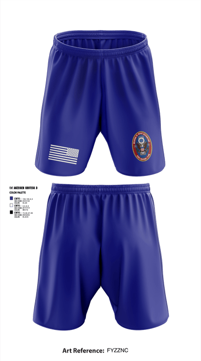 95th WMD CST 43629345 Athletic Shorts With Pockets - 2