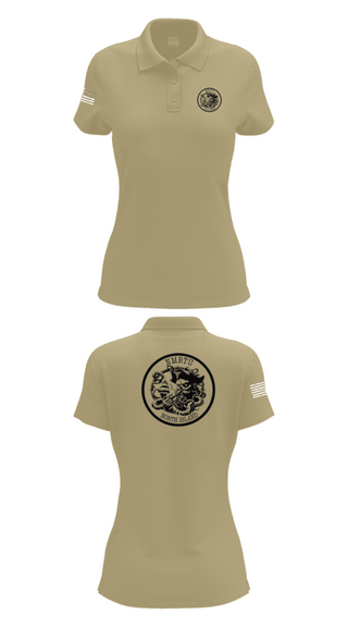 Women's Short Sleeve Performance Polo, USS MAKIN ISLAND, Navy, Teamtime, Team time, sublimation, custom sports apparel, team uniforms, spirit wear, spiritwear, sports uniforms, custom shirts, team store, custom team store, fundraiser sports, apparel fundraiser