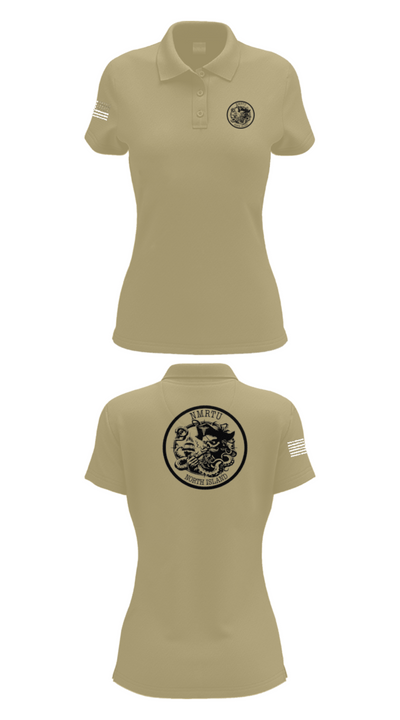 USS MAKIN ISLAND 57574160 Women's Short Sleeve Performance Polo  - 90
