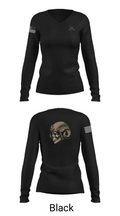 3rd PLT Black Sheep 32884167 Women's Long Sleeve V-neck Shirt - 37