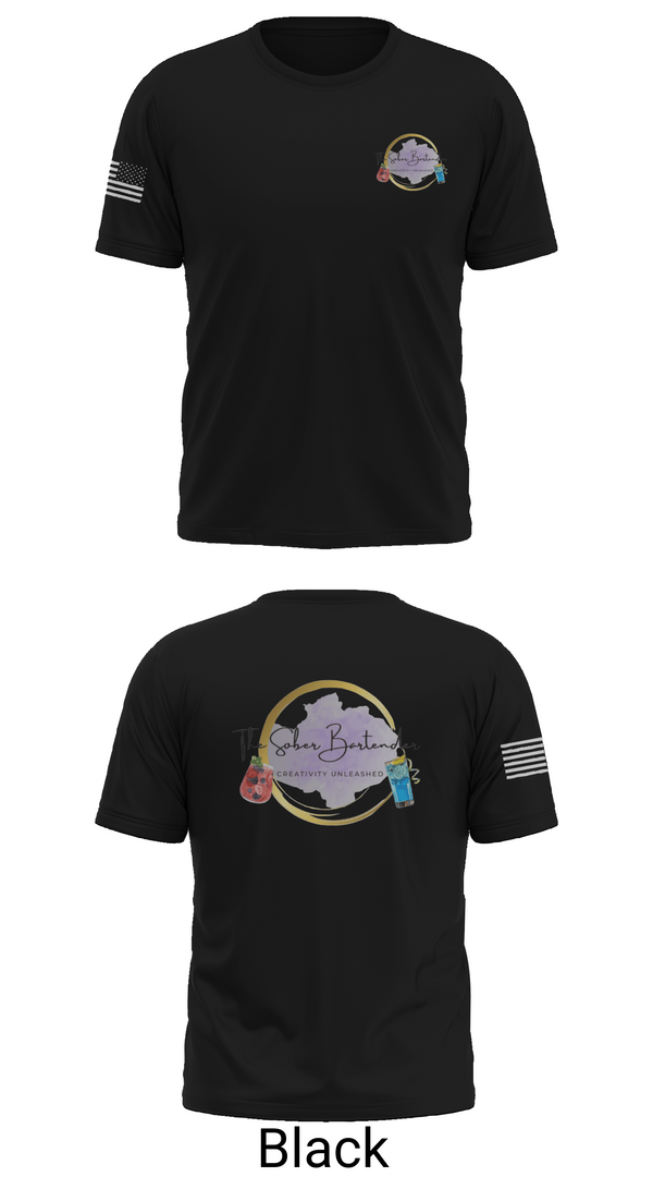 Old School Cotton Feel Shirt, The Sober Bartender, , Teamtime, Team time, sublimation, custom sports apparel, team uniforms, spirit wear, spiritwear, sports uniforms, custom shirts, team store, custom team store, fundraiser sports, apparel fundraiser
