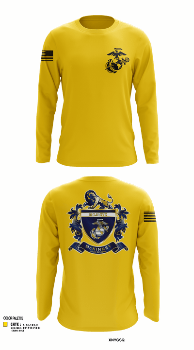MHS MCJROTC 59562890 Long Sleeve Performance Shirt - 114