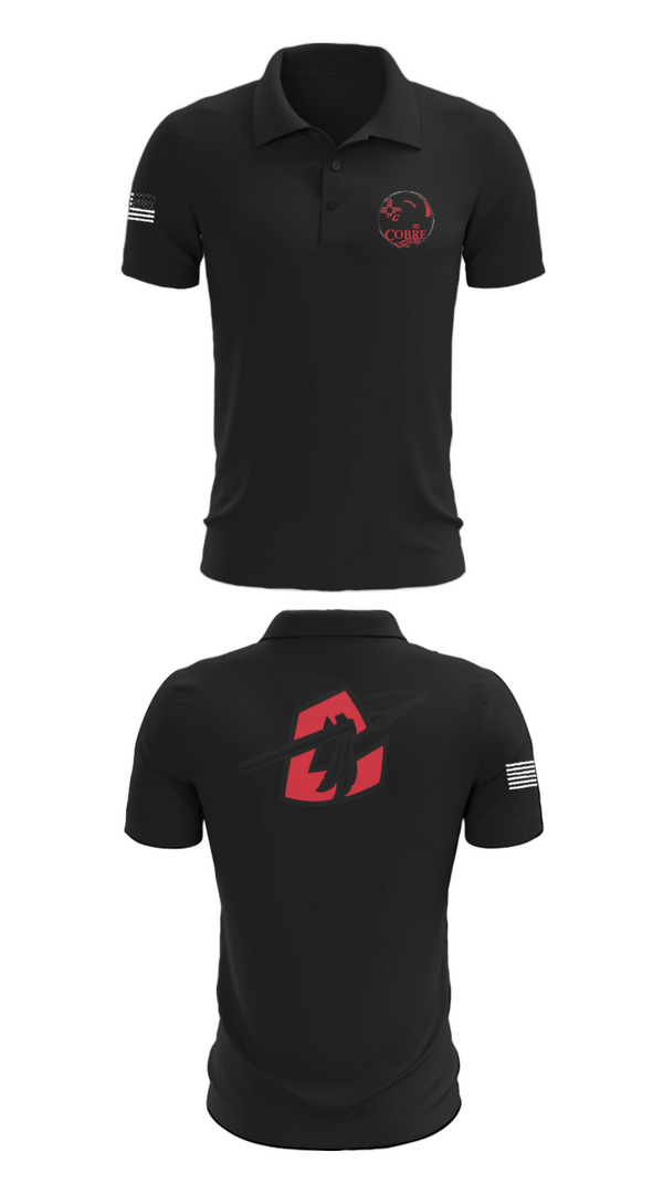 Short Sleeve Performance Polo, Cobre High School Cheer, Cheer, Teamtime, Team time, sublimation, custom sports apparel, team uniforms, spirit wear, spiritwear, sports uniforms, custom shirts, team store, custom team store, fundraiser sports, apparel fundraiser